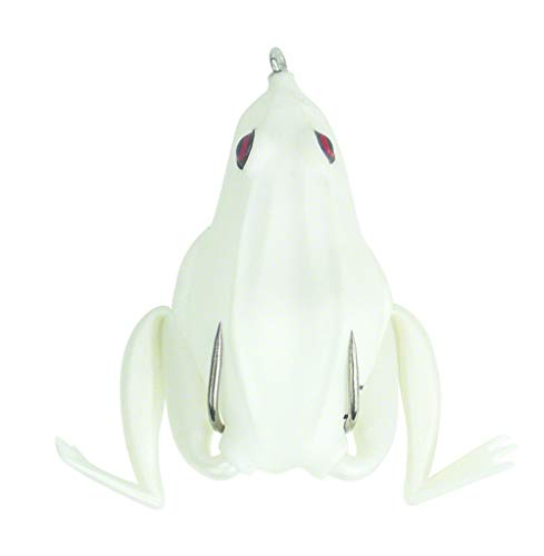 Lunkerhunt Combat Frog Fishing Lure, Pearl