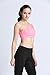 RUNNING GIRL One Shoulder Sports Bra Workout Yoga Bra Sexy Cute Medium Support(2030 Pink,L)