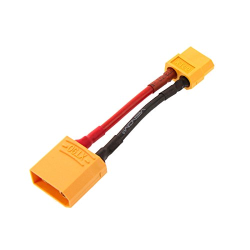 XT60 Female Device to XT90 Male Battery Adapter Plug - 14AWG
