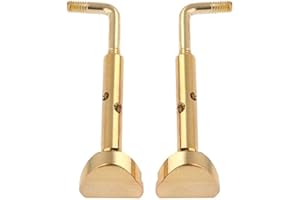 Violin Chin Rest Clamp Screw Jaw Rest Mounting Bracket 3/4 4/4 Separable Brass 2Pcs Clever Fashion