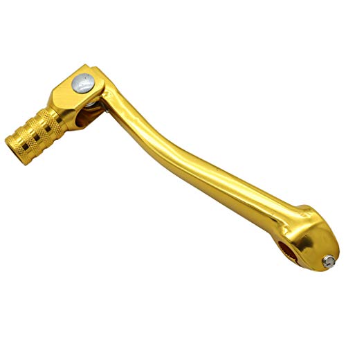 OTOHANS AUTOMOTIVE CNC Aluminum 2" Folding Gear Shifter Shift Lever for Honda XR50 CRF50 XR CRF 50cc 70cc 90cc 110cc 125cc Dirt Pit Bike (Yellow)