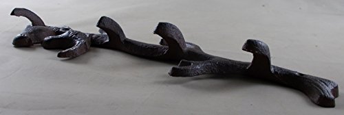 GSM Cast Iron Birds on Branch Hat Rack