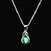 LightOnIt Tear Drop Magical Glow in The Dark Pendant Necklace 3 Pack