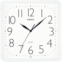 Casio Wall clock Home Décor Analog Square Shape White Dial Case