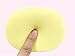 YABINA 5PCS Natural Compressed Essential BIG Oval Shape Soft Powder Puff Make Up Cosmetic Facial Cleansing Exfoliating Sponge Puff