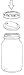 Ecojarz Stainless Steel Drink Top for Small Mouth Canning Jars