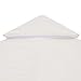 Yescom 10' x 10' Gazebo Patio Canopy Replacement Cover 2 Tier UV30 200g/sqm Top W/ Scalloped Valance
