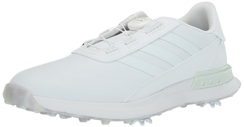 adidas Women's S2G Spikeless BOA 24 Golf Shoes, Footwear White/Crystal Jade, 5