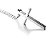 Reve Simple Stainless Steel Silver Tone Cross Pendant Chain Necklace for Men Women, 20-22 Inches