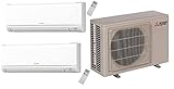 Mitsubishi 33-30,000 Btu 19 Seer Dual Zone Ductless