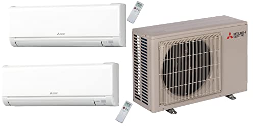 Mitsubishi 33-30,000 Btu 19 Seer Dual Zone Ductless
