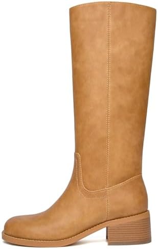 Amazon.com | Women's Wide Calf Campus Boots – Banana Yellow Knee