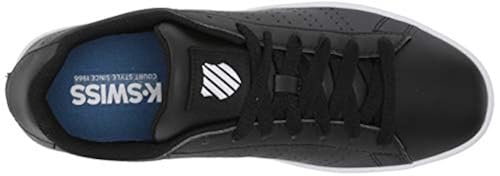 K-Swiss Men's Court Casper Sneaker, Black/White, 12 M in Oman