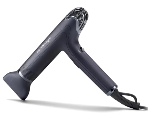 Bio Ionic SMART-X Hair Dryer with Diffuser, High-Efficiency Blow Dryer with 3 Heat & 3 Speed Settings, Gently Dries, Defines & Reduces Frizz, Self-Cleaning Function, Alpine White