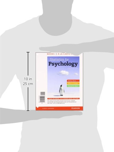 Statistics for Psychology, Books a la Carte Plus NEW MyLab Statistics with eText -- Access Card Package (6th Edition)
