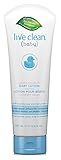 Live Clean Baby Moisturizing Baby Lotion Organic Eco Friendly Natural 227 Ml (7.7 Fl Oz) (Pack of 2)