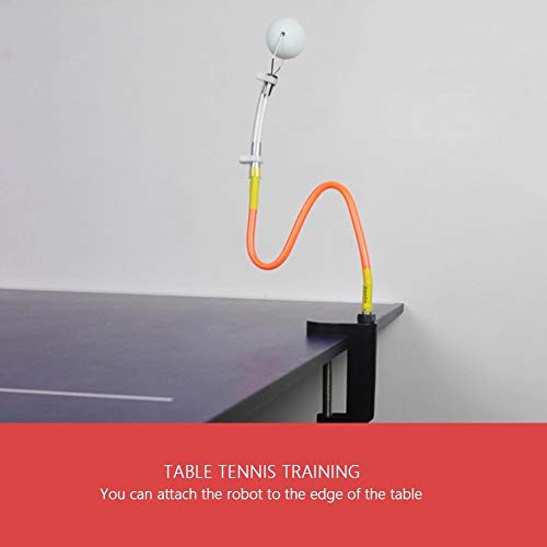 Fishlor Table Tennis Training, Professional Ping Pong Training Table Tennis Training Robot Fixed Rapid Rebound Ping Pong Ball Clip - Thumbnail 6