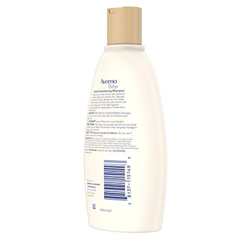 Aveeno Baby Gentle Conditioning Shampoo Lightly Scented 12 fl oz 354 ml