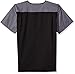 Carhartt Men's Color Block Utility Scrub Top, Black, Large
