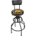 Northern Tool Adjustable Swivel Shop Stool with Backrest - Steel, 275-Lb. Capacity, 29 to 33in. Seat Height