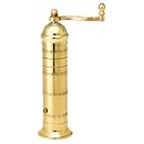Pepper Mill Imports Atlas Pepper Mill, Brass, 8"
