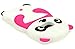 Bastex Galaxy S7 Edge Case, 3D Pink & White Silicone Panda Character Case Cover for Samsung Galaxy S7 Edge