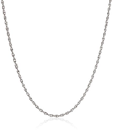 18inch 14k White Gold womens chain (729367952851)