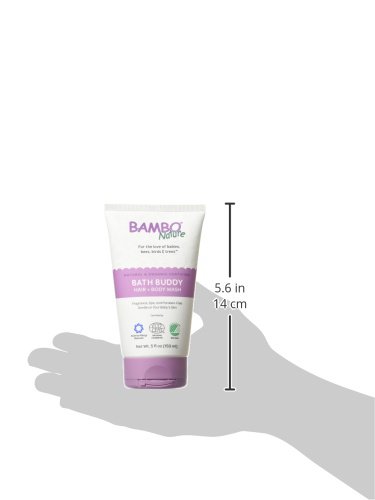 Bambo Nature Bath Buddy Hair & Body Wash, 5 fl oz, 6 Tubes/Case
