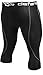 Defender Men's Compression Baselayer Capri Legging Shorts Tights Running BS_M