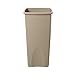 Rubbermaid Commercial Products Untouchable Square Trash Can 23G Black, for Offices/Mailrooms/Schools/ClassroomsAreas of High Waste Generation
