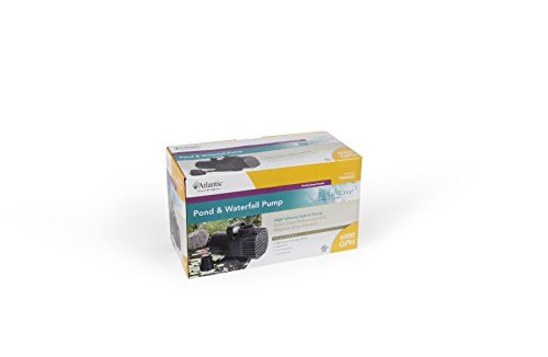 Atlantic Water Gardens Pond & Waterfall Pump, Energy Efficient & High Flow Rates, 6000 GPH - Thumbnail 2