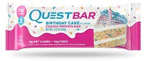 Image of Quest Nutrition Birthday Cake Protein bar, 2.12 oz