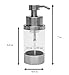 Foaming Soap Dispenser (Brushed Nickel), Rust Resistant, Stainless Steel Foam Pump, Hand Soap Pump