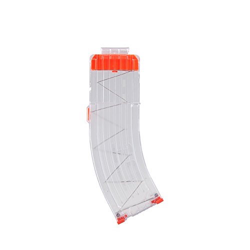 Worker Banana 15-darts Quick Reload Clip for Nerf N-strike Elite Color Clear