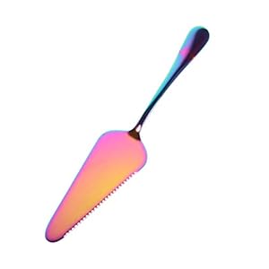 DOITOOL Taart Server RVS Pizza Spatel Taart en Cake Cutter Taart Dessert Slicer (kleurrijk)