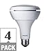 Philips WarmGlow 65W Equivalent Soft White (2700K) BR30 Dimmable LED Flood Light Bulb (4 Pack)