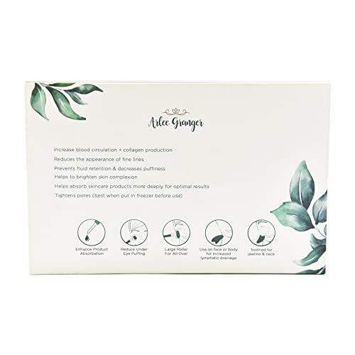 Arlee Granger Beauty Skin Care Face Roller Massager Muscle Relaxing Massager for Face, Eyes, Neck, Body Muscle Relaxing and Relieve Fine Lines and Wrinkles - Pink