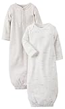 Carter's Baby Girls' 2 Pack Gowns (Baby) - Ivory - One Size