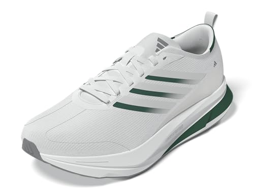 adidas Men’s Duramo SL 2 Running Sneaker, White/White/Collegiate Green, 14