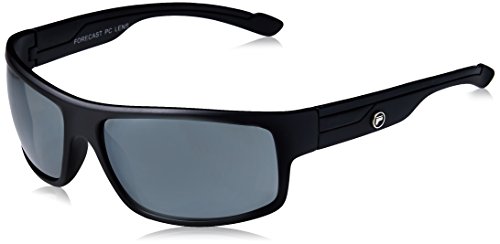 Forecast Optics Marcus Sunglass, Matte Black, Silver Mirror Polycarbonate