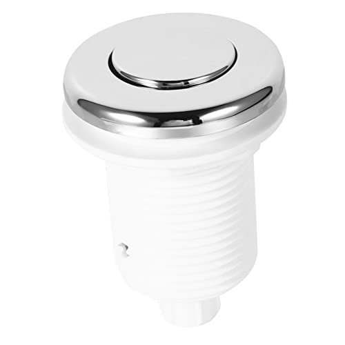 POPETPOP 3 Pcs 500,000 Press Test No Deformation No Cracking Air Pressure Switch for Garbage Disposal Pressure Switch Stylish Pneumatic Button for Bathtub
