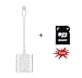 Gikpal SD Camera Card Reader, 2-in-1 Android and Phone Connector Trail Hunter and Game Camera Viewer for iPhone 5/5S /6/6S /7 Plus iPad and Android Phones, No App Require
