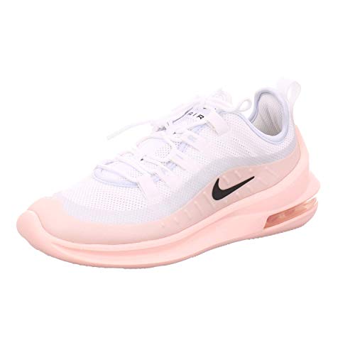 NIKE Women's Running Shoe, White Black Washed Coral