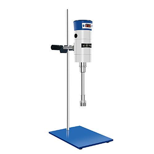 HuXi Laboratory High Speed Dispersing Homogenizer Emulsifier Capacity 40L 200-11000r/min 510W Digital Display Blender for Cosmetics