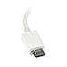 Livestream® 5-inch Micro USB to USB Host Adapter Cable - Micro USB Male to USB A Female Host Cable Adapter; Connect Thumb Drive, or Other USB Devices (White)