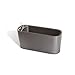 Algreen 15205 Self Watering Modena Windowsill Planter and Herb Garden, Matte Silver