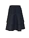 Baby'O Girl's Lightweight 2 Layered Denim Knee Length Skirt