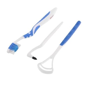 Hua You Plastic Dental Oral Care Kit (Multicolour) - 3 Pieces