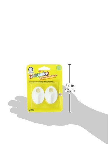 NUK 2 Pack Replacement valves Spill Proof Cup, Colors May Vary