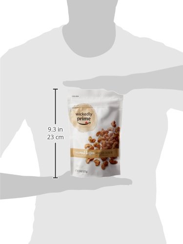 Amazon Brand - Wickedly Prime Roasted Cashews, Coconut Toffee, 8 Ounce (Pack of 3)